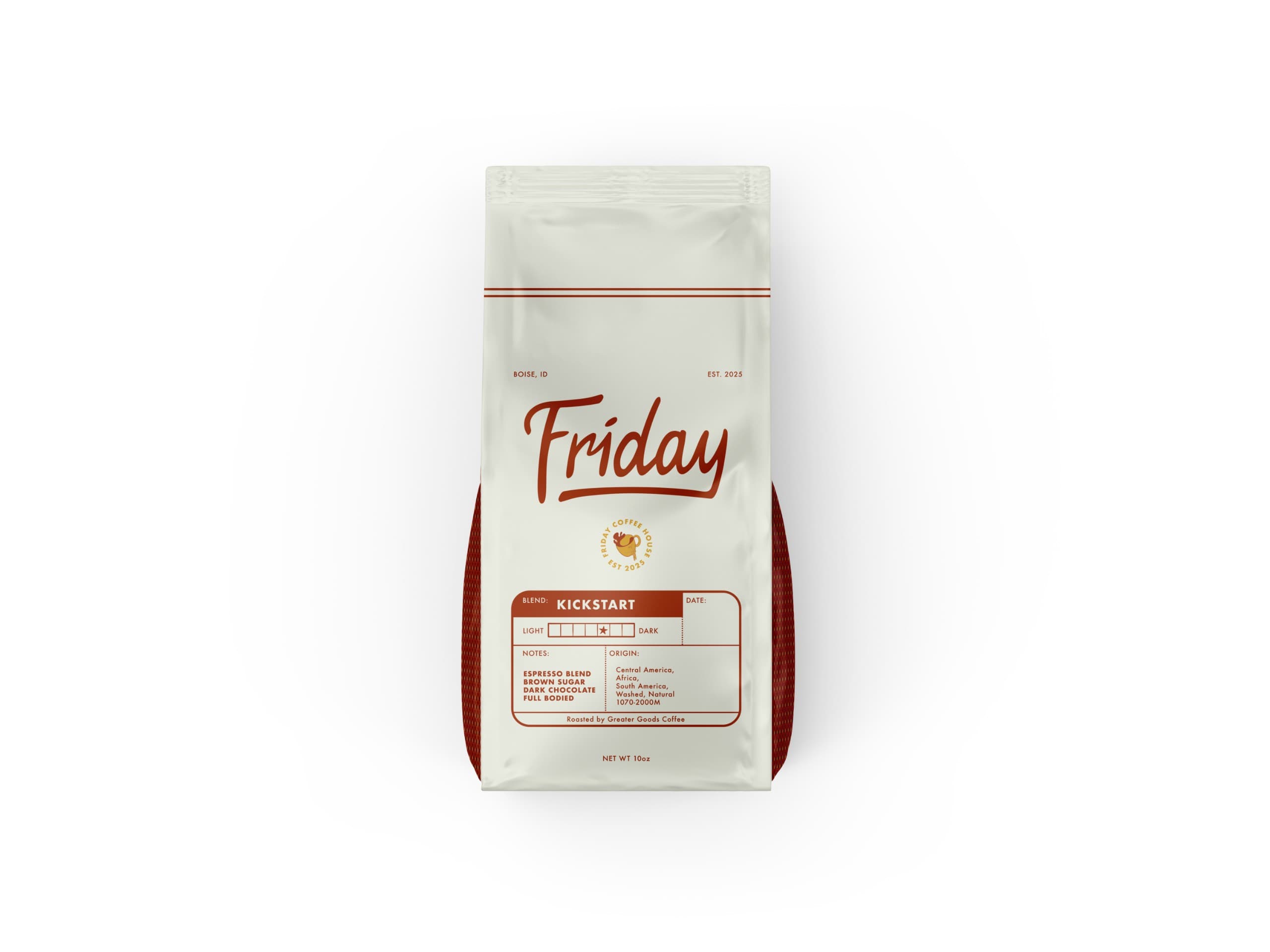 Friday Kickstart Espresso Blend - 10oz